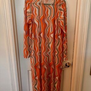 Show Me Your MuMu Orange Cream Sheath Dress